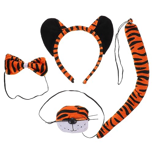 SOIMISS 1 Satz Tierkostüm Set für Teiliges Tiger Kostüm Zubehör Party Dekoration für Halloween und Tier Themenfeiern Bequem und Leicht zu Tragen SOIMISS 1 Satz Tierkostüm Set für Teiliges Tiger Kostüm Zubehör Party Dekoration für Halloween und Tier Themenfeiern Bequem und Leicht zu Tragen von SOIMISS