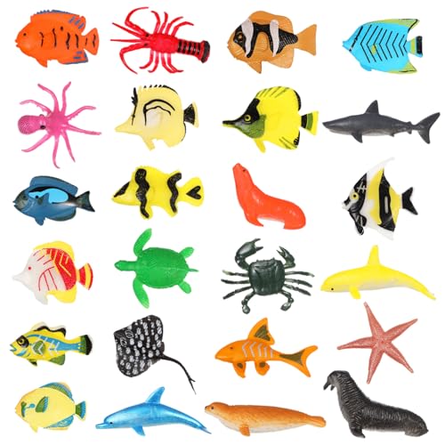 SOIMISS 1 Satz Tropisches Fisch Modell Dekoration Geburtstag Live Aquarium Fischtankdekor Klein Aquarienverzierung Simulation Fischmodell Aquarienfiguren Mini-tierfiguren Ornament Plastik von SOIMISS