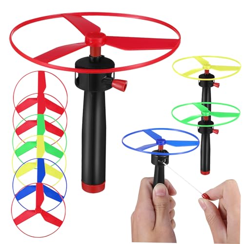 SOIMISS 1 Satz UFO Propeller Fliegend Untertasse Kinderspielzeug Disc-Shooter- Fliegen Flugscheibe Flying Disc Launcher Party Spielzeuge Plastik von SOIMISS