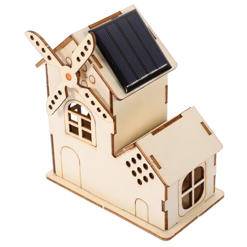 SOIMISS 1 Satz Unfertiger Holz Solar Windmühlen Ornament DIY Wissenschaftsprojekt für Einfaches Zusammenbauen Fördert Interesse an Naturwissenschaften Sicher und SOIMISS 1 Satz Unfertiger Holz Solar Windmühlen Ornament DIY Wissenschaftsprojekt für Einfaches Zusammenbauen Fördert Interesse an Naturwissenschaften Sicher und von SOIMISS