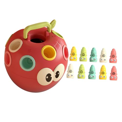 SOIMISS 1 Satz Zahlen und Farben Lernspielzeug für Apfel und Würmern Frühkindliches Praktischen Fähigkeiten und Logischem SOIMISS 1 Satz Zahlen und Farben Lernspielzeug für Apfel und Würmern Frühkindliches Praktischen Fähigkeiten und Logischem von SOIMISS