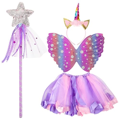 SOIMISS 1 Satz feeflügeln verkleidung festival outfit Zauberhaftes Kostümset festival kleidung Ballettröckchen Feenflügel Schmetterlinge Partyzubehör Zauberstäbe Tuch SOIMISS 1 Satz feeflügeln verkleidung festival outfit Zauberhaftes Kostümset festival kleidung Ballettröckchen Feenflügel Schmetterlinge Partyzubehör Zauberstäbe Tuch von SOIMISS
