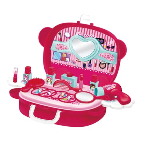 SOIMISS 1 Schachtel Kinderschminke Set Schminkkoffer Mädchen Rollenspiel Kosmetik Koffer Langlebig Sicher Abgerundete Ecken Fördert Aufbewahrung und Eltern Junge Mädchen Interaktion von SOIMISS