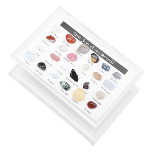 SOIMISS 1 Schachtel Natürliche Mineralstein Ornamente Teiliges Unregelmäßige Kristall und Achatsteine Bunte Farben Desktop Dekoration Sammlerstücke Geschenkideen für Zuhause und Büro SOIMISS 1 Schachtel Natürliche Mineralstein Ornamente Teiliges Unregelmäßige Kristall und Achatsteine Bunte Farben Desktop Dekoration Sammlerstücke Geschenkideen für Zuhause und Büro von SOIMISS