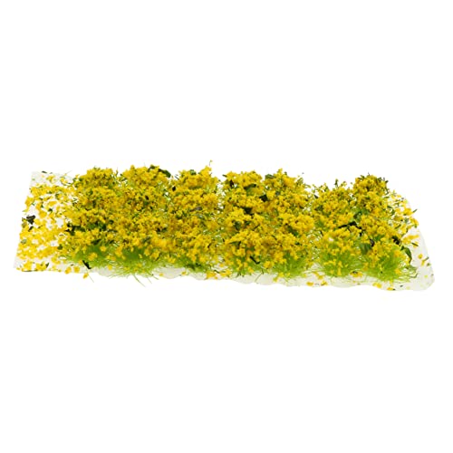 SOIMISS 1 Schachtel Sandtisch DIY Material Mini Klein Märchengarten Dekoration Falsches Moos Szene Simulationsanlage Gefälschte Pflanzen Simulation Rasen Plastik Yellow von SOIMISS