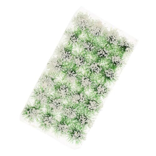 SOIMISS 1 Schachtel sandtisch DIY Material Fälschung Simulation Feengartendekor Miniatur falsches Moos klein kunstpflanze kunstplflanze Märchengartenblume Mini-Szenendekor Plastik Weiß von SOIMISS