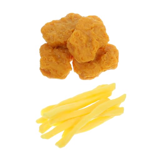 SOIMISS 1 Set Chicken Nuggets PVC Realistische Lebensmittel Gefälschte Lebensmittel Gefälschte Französisch Frites SOIMISS 1 Set Chicken Nuggets PVC Realistische Lebensmittel Gefälschte Lebensmittel Gefälschte Französisch Frites von SOIMISS