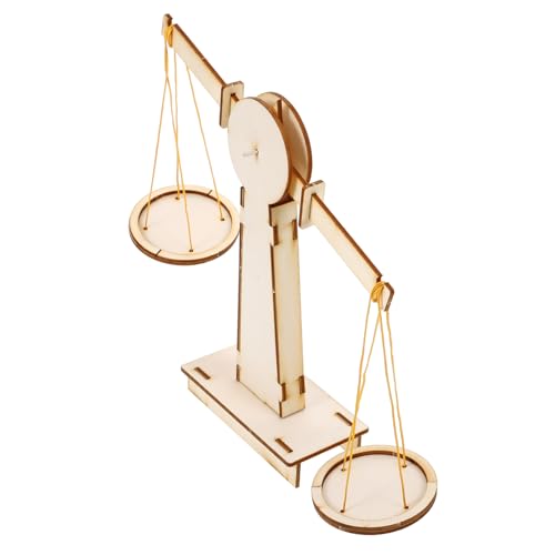 SOIMISS 1 Set DIY Balance Kinderspielzeug Kleinkinder Für DIY Material Wissenschaft Requisite DIY Handwerk Balance Scale Holzmodell Wissenschaftliches Experiment Material Handgemachte von SOIMISS