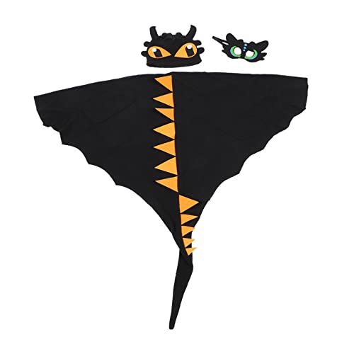 SOIMISS 1 Set Dinosaurier Umhang Set Kinderkleid Halloween Maske Halloween Kostüme Kinderkleidung Umhang Bekleidung Cosplay Drachenkostüm Drachenflügel Halloween Drachenkostüm SOIMISS 1 Set Dinosaurier Umhang Set Kinderkleid Halloween Maske Halloween Kostüme Kinderkleidung Umhang Bekleidung Cosplay Drachenkostüm Drachenflügel Halloween Drachenkostüm von SOIMISS