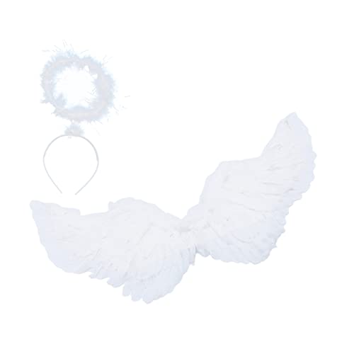 SOIMISS 1 Set Performance Requisiten Feder Angel Wings Hübsches Haarbandflügel Für Kinder von SOIMISS