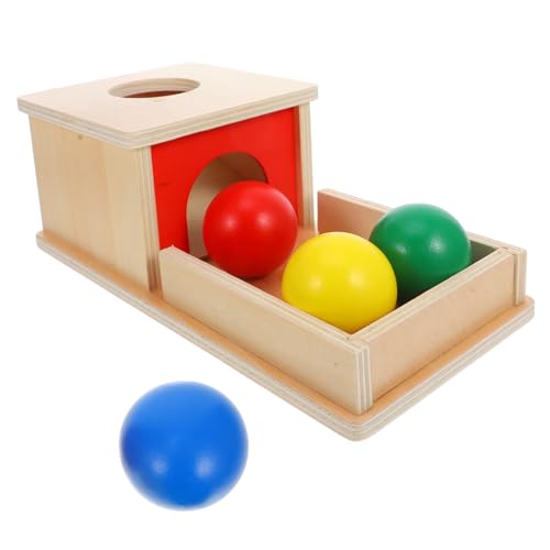 SOIMISS 1 Set Wooden Science and Education Toys Fine Motor Skills Toys Kugel Holz Kinderspielzeug Mit Ball Montessori Material Knisterspielzeug Kinderspiele Toys von SOIMISS