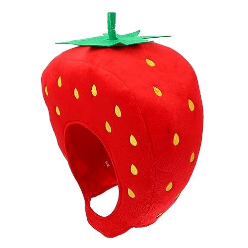 SOIMISS 1 Stück Erdbeerhaube Erdbeer-Dressing Erdbeer -Plüschhutkostüm plüschige Frucht lustig faschingskostüme faschingkostüme Plüsch-Obsthüte Erdbeer-Stütze Zusammengesetzter Schwamm rot SOIMISS 1 Stück Erdbeerhaube Erdbeer-Dressing Erdbeer -Plüschhutkostüm plüschige Frucht lustig faschingskostüme faschingkostüme Plüsch-Obsthüte Erdbeer-Stütze Zusammengesetzter Schwamm rot von SOIMISS