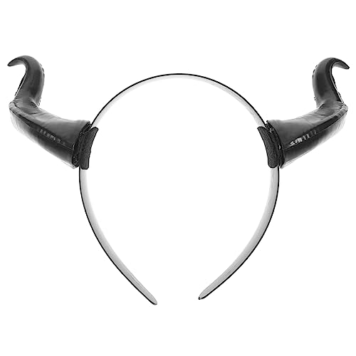 SOIMISS 1 Stück Hornkopfbedeckung Gefälschter Stier Requisite Tragbar Halloween Cosplay Mädchen Ochsenhörner Stirnband Kopfband Halloween Haar Accessoires Kostüm Stirnband SOIMISS 1 Stück Hornkopfbedeckung Gefälschter Stier Requisite Tragbar Halloween Cosplay Mädchen Ochsenhörner Stirnband Kopfband Halloween Haar Accessoires Kostüm Stirnband von SOIMISS