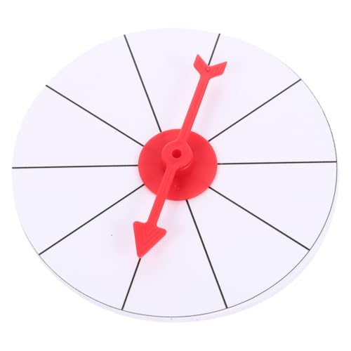 SOIMISS 1 Stück Lehraktivitäten Prop Spielrad Rad Vermögen Karneval Rad für Preise Fasching Spiele klobürste wandmontage Match Kinderspielzeug rotierende Spielstütze Schaum Weiß von SOIMISS