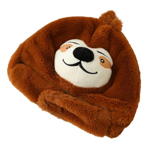 SOIMISS 1 Stück Lustige Weihnachtsbaum Sloth Mütze Adorable Plüsch Haube für Partys und Gemütlich Realistisches Design für Einen Blickfang von SOIMISS