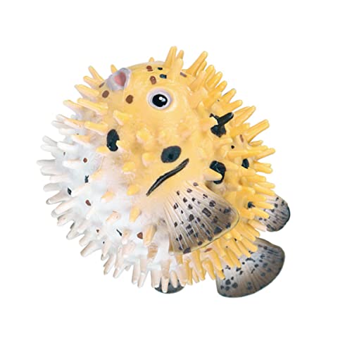 SOIMISS 1 Stück Meerestiermodell Kugelfisch Ornament Miniatur Kugelfisch Aquarium Gefälschter Kugelfisch Cartoon Fischmodell Cartoon Meerestiere Mini Fischfiguren Gefälschte Fische von SOIMISS