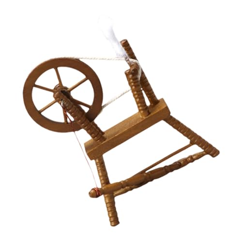 SOIMISS 1 Stück Mini-Möbeldekoration Puppe Spinnrad Spindel Maschine klein Retro Dollhouse Furniture Miniaturmöbel Spielhaus schmuck Mini Möbel Mini House Accessory hölzern SOIMISS 1 Stück Mini-Möbeldekoration Puppe Spinnrad Spindel Maschine klein Retro Dollhouse Furniture Miniaturmöbel Spielhaus schmuck Mini Möbel Mini House Accessory hölzern von SOIMISS