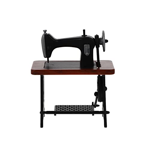 SOIMISS 1 Stück Mini Nähmaschine Deko Puppenhaus Zubehör Rotes Miniaturmöbel für DIY Projekte Dekoration für Kinderzimmer Sammler von SOIMISS
