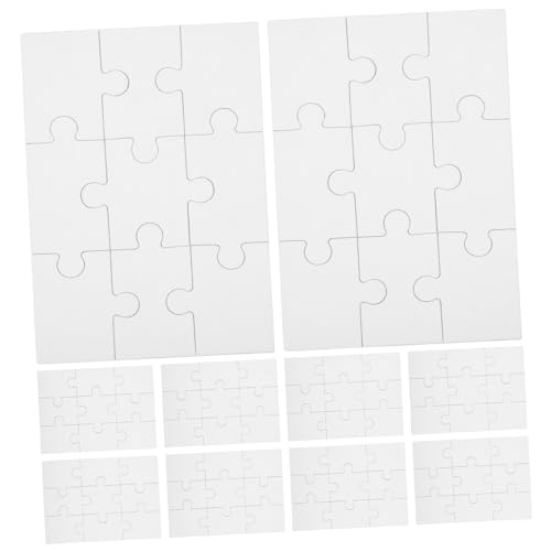 SOIMISS 10 Blatt Blanko Puzzle für DIY Malpuzzle zum Gestalten Interaktive Lernmaterialien für Kreative Aktivitäten Sicher und Stabil SOIMISS 10 Blatt Blanko Puzzle für DIY Malpuzzle zum Gestalten Interaktive Lernmaterialien für Kreative Aktivitäten Sicher und Stabil von SOIMISS