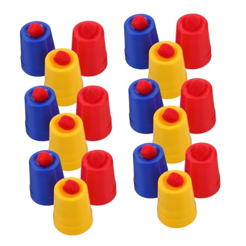 SOIMISS 10 Sätze Trick Becher und Bälle Set Requisiten für Anfänger und Party Zubehör für Geburtstagsfeiern und Halloween SOIMISS 10 Sätze Trick Becher und Bälle Set Requisiten für Anfänger und Party Zubehör für Geburtstagsfeiern und Halloween von SOIMISS