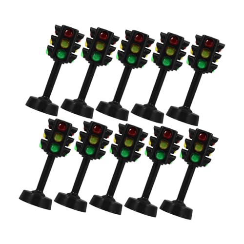 SOIMISS 10 Stück Ampel Mini Ampel Lampe klein interessante Ampel Modell ampelschirm für Bahnübergangsschilder kognitives Abs Black SOIMISS 10 Stück Ampel Mini Ampel Lampe klein interessante Ampel Modell ampelschirm für Bahnübergangsschilder kognitives Abs Black von SOIMISS
