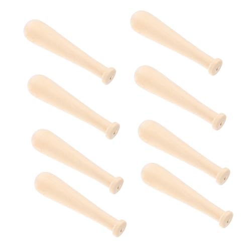 SOIMISS 10 Stück Mini Holz Baseballschläger Unlackierte Mini Bats für DIY Bastelprojekte Malen und Kreative Gestaltungen für Kindergeburtstagsfeiern und Baseball Partys SOIMISS 10 Stück Mini Holz Baseballschläger Unlackierte Mini Bats für DIY Bastelprojekte Malen und Kreative Gestaltungen für Kindergeburtstagsfeiern und Baseball Partys von SOIMISS