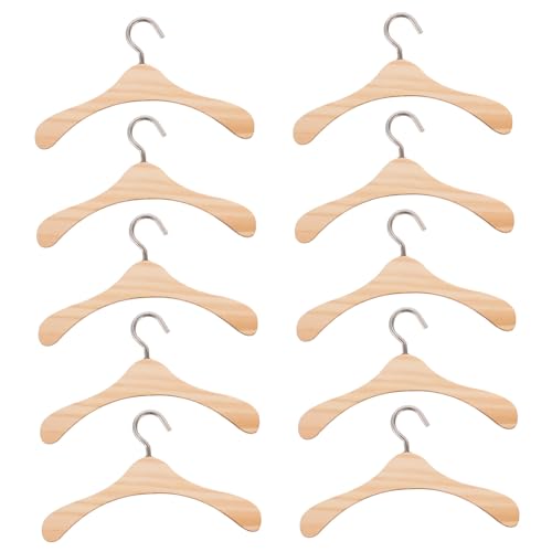 SOIMISS 10 Stück Mini -Holzkleidung Rack puppenmöbel puppenkleiderbügel doll Accessories Kleidung für Puppen winzig Kleiderbügel für Babypuppen puppenaufhänger aus Holz Hölzern Brown SOIMISS 10 Stück Mini -Holzkleidung Rack puppenmöbel puppenkleiderbügel doll Accessories Kleidung für Puppen winzig Kleiderbügel für Babypuppen puppenaufhänger aus Holz Hölzern Brown von SOIMISS