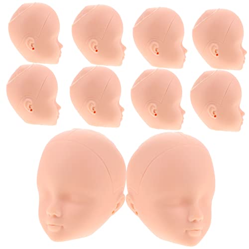 SOIMISS 10 Stück Puppenkopf anziehen Make-up-Puppe Puppengesichter klein malen üben puppenköpfe schminkköpfe wohnungsdeko Augenöffnender Puppenkopf -DIY-Teile Puppenteile Plastik SOIMISS 10 Stück Puppenkopf anziehen Make-up-Puppe Puppengesichter klein malen üben puppenköpfe schminkköpfe wohnungsdeko Augenöffnender Puppenkopf -DIY-Teile Puppenteile Plastik von SOIMISS