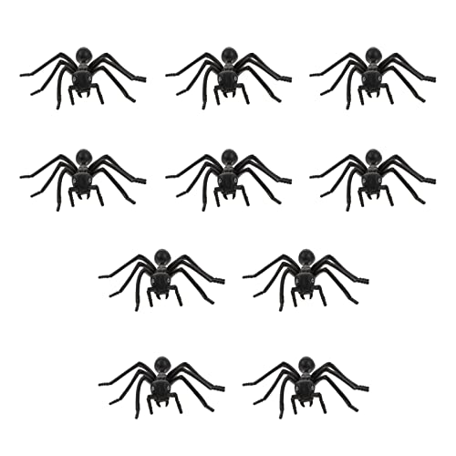 SOIMISS 10 Stück Simulierte Ameisenspielzeug Halloween- Halloween Decor Outdoor gruseliges Witzspielzeug Plastikameisen streicheln Streichspielzeug falsche Ameisen PVC Schwarz von SOIMISS