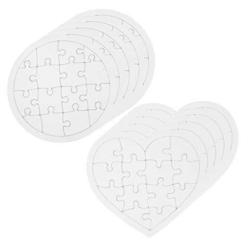 SOIMISS 10 Stück Teiliges DIY Puzzle für Blanko Puzzlestücke zum Selber Gestalten für Kreative Bastelprojekte und Personalisierte Sicher mit Abgerundeten Kanten für Jungen und Mädchen SOIMISS 10 Stück Teiliges DIY Puzzle für Blanko Puzzlestücke zum Selber Gestalten für Kreative Bastelprojekte und Personalisierte Sicher mit Abgerundeten Kanten für Jungen und Mädchen von SOIMISS