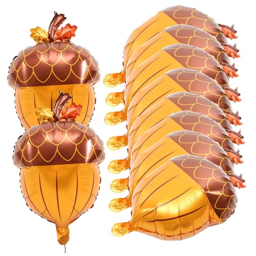 SOIMISS 10 Stück Teiliges Folienballons in Tannenzapfenform Aluminium folie Herbstliche Party deko Thanksgiving Supplies Langlebig Einfach Aufzuhängen für Festtagsfeiern und SOIMISS 10 Stück Teiliges Folienballons in Tannenzapfenform Aluminium folie Herbstliche Party deko Thanksgiving Supplies Langlebig Einfach Aufzuhängen für Festtagsfeiern und von SOIMISS