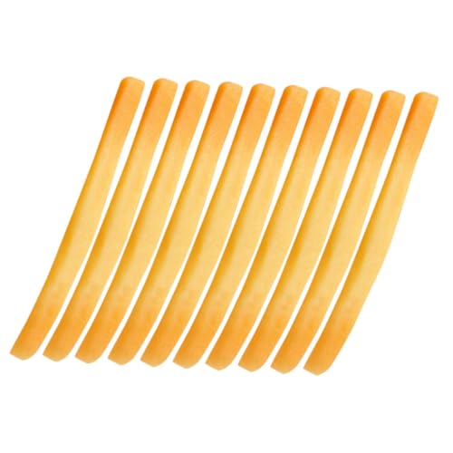 SOIMISS 10 Stück Teiliges Künstliches Französisches Pommes Frites Modell aus Langlebigem PVC Realistische Display Deko für Restaurant Party und Fotorequisiten von SOIMISS