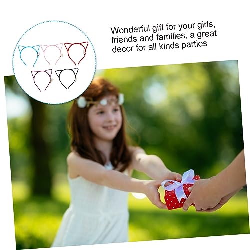 SOIMISS 10 Stück Teiliges LED Katzenohren Stirnband Leuchtendes Elastisches Haarreif Accessoire für Damen Leichtes Komfortables Design für Nachtpartys und Versammlungen Langlebig und von SOIMISS