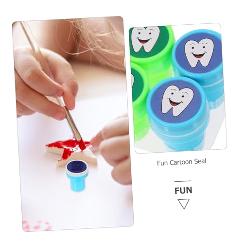 SOIMISS 10 Stück Teiliges Lustige Kinderstempel Cartoon Zähne Stempel für Partygeschenke Klassenzimmer Belohnung Tragbare Selbstfärbende Kunststoff Stempel für Basteln und Schulförderung SOIMISS 10 Stück Teiliges Lustige Kinderstempel Cartoon Zähne Stempel für Partygeschenke Klassenzimmer Belohnung Tragbare Selbstfärbende Kunststoff Stempel für Basteln und Schulförderung von SOIMISS