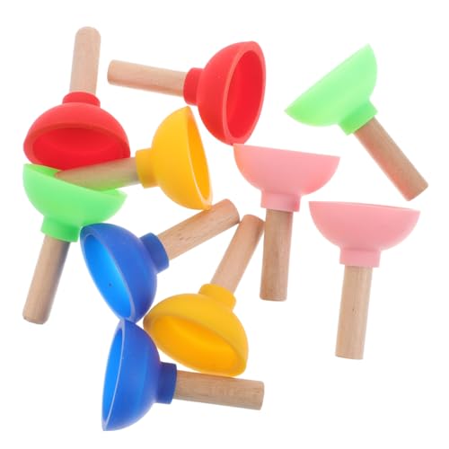 SOIMISS 10 Stück Teiliges Mini Pömpel Bunte Magische Requisiten für Puppenhaus Badezimmer Stabile Zaubertricks Zubehör Auffälliges Design Kreatives für und Zaubervorführungen von SOIMISS