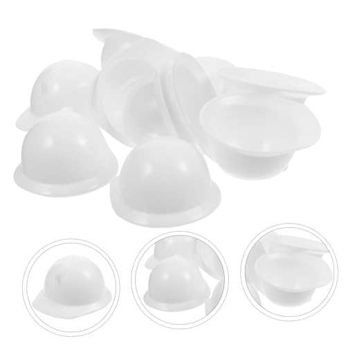 SOIMISS 10 Stück Teiliges Miniatur Bauhelme für Puppen Weiße Kunststoff Helmmodelle als Dekorative Puppenhüte Sicher und Vielseitig für Party und Spielzubehör SOIMISS 10 Stück Teiliges Miniatur Bauhelme für Puppen Weiße Kunststoff Helmmodelle als Dekorative Puppenhüte Sicher und Vielseitig für Party und Spielzubehör von SOIMISS