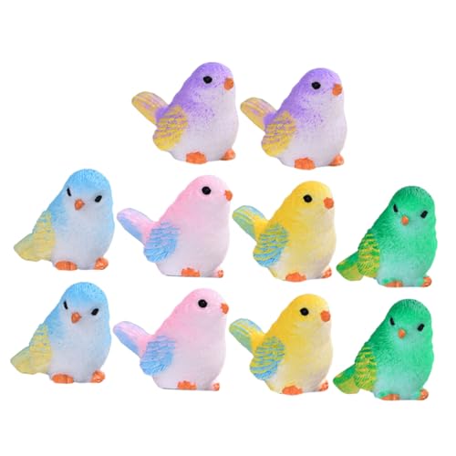 SOIMISS 10 Stück Teiliges Miniatur Gartenvögel aus Langlebigem Harz Farbenfrohe Lebensechte Deko Figuren für Tisch Garten und DIY Niedliche Bunte Vogelornamente SOIMISS 10 Stück Teiliges Miniatur Gartenvögel aus Langlebigem Harz Farbenfrohe Lebensechte Deko Figuren für Tisch Garten und DIY Niedliche Bunte Vogelornamente von SOIMISS