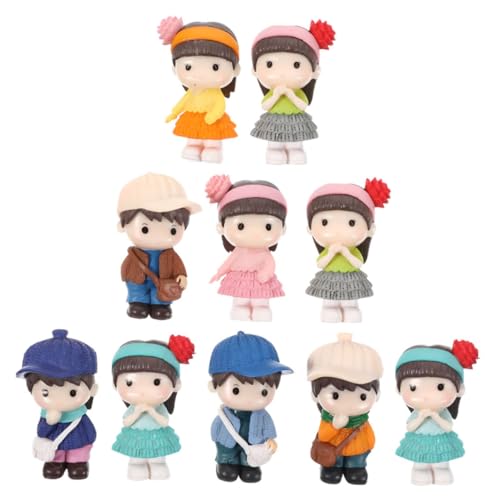 SOIMISS 10 Stück Teiliges Miniatur doll Resin Kreative Bonsai Mikro landschaftsdekoration Lebensechte Figuren für Schreibtisch Heim Coffeeshop deko Kompakt und Stilvoll von SOIMISS