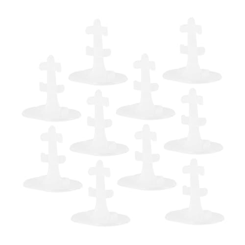 SOIMISS 10 Stück Teiliges Puppenständer Robustem Stabiler Doll Display Halter mit Flachem Boden Einsetzbar für Actionfiguren und Puppen Langlebig Einfache Farbe für Sammler und von SOIMISS