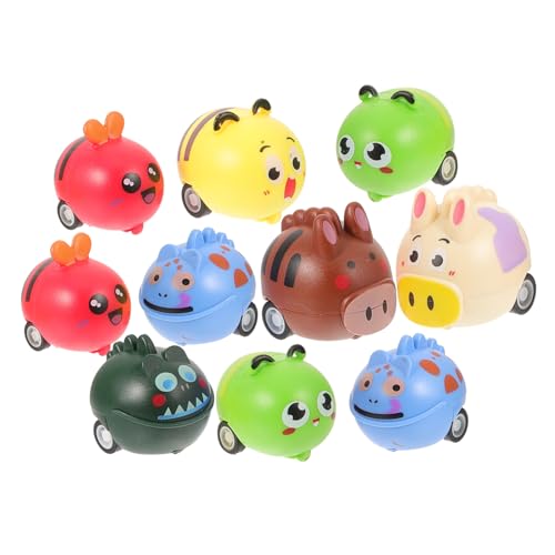 SOIMISS 10 Stück Teiliges Rückziehauto Friktionsbetrieben Bunte Mini Fahrzeuge Niedliche Tiermotive Robustes Material für Junge Mädchen und Kleinkinder Fördert Motorik und Spielspaß SOIMISS 10 Stück Teiliges Rückziehauto Friktionsbetrieben Bunte Mini Fahrzeuge Niedliche Tiermotive Robustes Material für Junge Mädchen und Kleinkinder Fördert Motorik und Spielspaß von SOIMISS