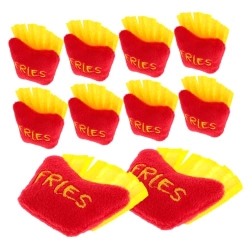 SOIMISS 10 Stück Teiliges Weicher Plüsch Pommes Frites mit Niedlichem Cartoon Design Lustiges DIY Zubehör für Schuhe Hüte Rucksäcke Vielseitige Dekoration und Interaktives SOIMISS 10 Stück Teiliges Weicher Plüsch Pommes Frites mit Niedlichem Cartoon Design Lustiges DIY Zubehör für Schuhe Hüte Rucksäcke Vielseitige Dekoration und Interaktives von SOIMISS