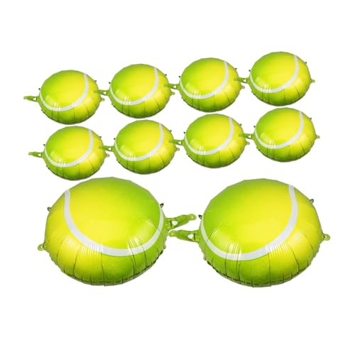 SOIMISS 10 Stück Tennisballon Sportballballons Klein Luftballons Partyzubehör Zum Thema Tennis Sportballonbogen Tennisball-ballon Partygeschenk Tennis-partyzubehör Groß Grün Aluminiumfolie SOIMISS 10 Stück Tennisballon Sportballballons Klein Luftballons Partyzubehör Zum Thema Tennis Sportballonbogen Tennisball-ballon Partygeschenk Tennis-partyzubehör Groß Grün Aluminiumfolie von SOIMISS