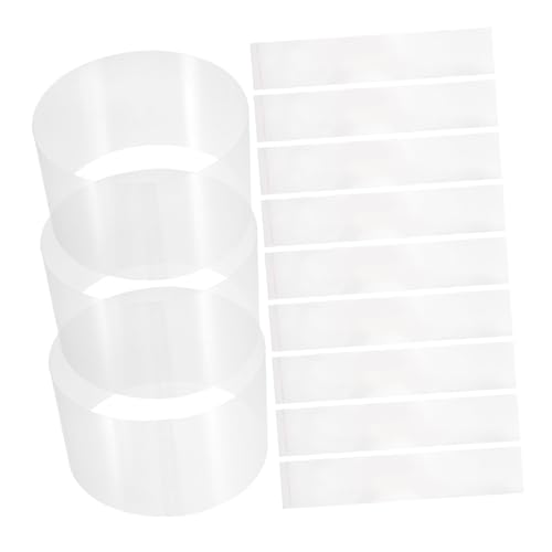 SOIMISS 100 Blatt Kuchenrollendekoration Kuchendekoration Und Zuckerguss Hochzeit Mousse-kragen Abdeckung Umgeben Schaum Rand Umgebung Diy -kuchenkragen Kuchen Liefert Plastik Transparent SOIMISS 100 Blatt Kuchenrollendekoration Kuchendekoration Und Zuckerguss Hochzeit Mousse-kragen Abdeckung Umgeben Schaum Rand Umgebung Diy -kuchenkragen Kuchen Liefert Plastik Transparent von SOIMISS