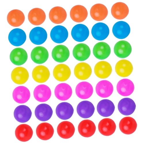SOIMISS 100 Stück Bunte Kunststoff Ozeanbälle für Teiliges Stoßfeste Spielbälle für Bällebäder Lernspielzeug für Jungen und Mädchen für Spielhäuser und Pools von SOIMISS
