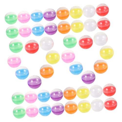 SOIMISS 100 Stück Runde -Schale favorisieren runden füllen Kugeln Plastikball süßigkeiten Box kunststoffbehälter mini aufbewahrungsboxen Packball Geschenkverpackungsball von SOIMISS