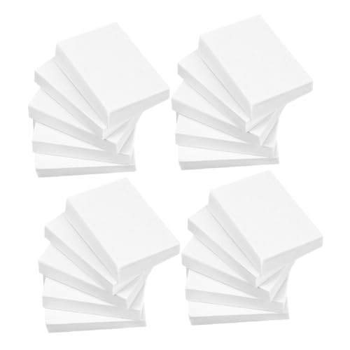 SOIMISS 100 Stück Sleeve-Book-Modell Ding Puppenhaus-leerbuchdekorationen Miniatur-puppenhausbücher Puppenhaus-malbuch Winzig Vorgeben Mini-bücher Mini-markenbuch Regal Papier Weiß von SOIMISS