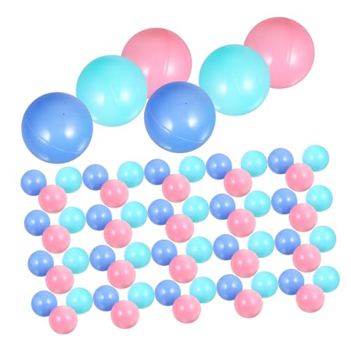 SOIMISS 100 Stück Teiliges Buntes Schwimmspielzeug PE Bälle Rund Geformt Kleine Pits Bälle für Badewanne und Pool Wasserspiele Party Spielbälle Junge Mädchen von SOIMISS