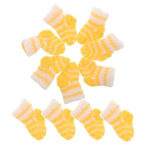 SOIMISS 10Stücke Teiliges Puppensocken aus Strick Zubehör für Puppenhäuser Süße und Gemütliche Socken für Mikrolandschaften für Puppenmontage und Dekoration SOIMISS 10Stücke Teiliges Puppensocken aus Strick Zubehör für Puppenhäuser Süße und Gemütliche Socken für Mikrolandschaften für Puppenmontage und Dekoration von SOIMISS