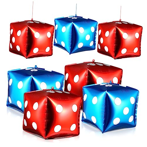 SOIMISS 10Stücke Würfelballons Folienballons für Partys Dekoration für Geburtstag Hochzeit und Festlichkeiten und Je SOIMISS 10Stücke Würfelballons Folienballons für Partys Dekoration für Geburtstag Hochzeit und Festlichkeiten und Je von SOIMISS