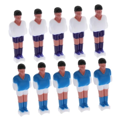 SOIMISS 10pcs Mini Table Football -Figuren Foosball Table Player Dolls Table Fußballzubehör Kit Ersatz Foosball Männer Set Foosball Athleten Puppen B von SOIMISS